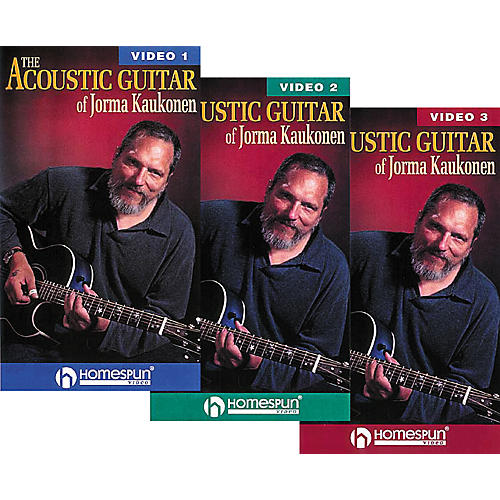 The Acoustic Guitar of Jorma Kaukonen 3-Video Set (VHS)