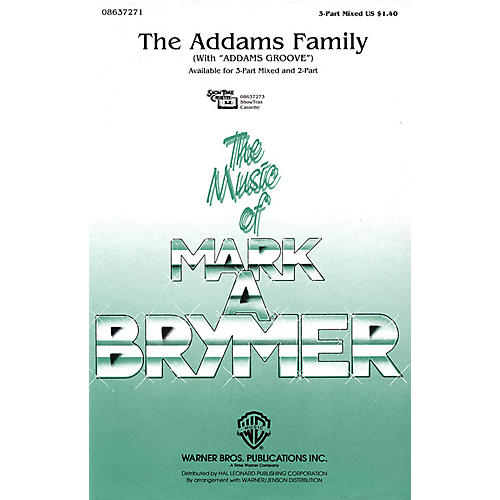 Hal Leonard The Addams Family (with Addams Groove) ShowTrax CD Arranged by Mark Brymer