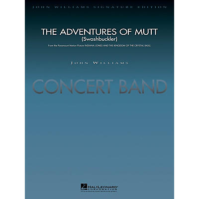 Hal Leonard The Adventures of Mutt (from Indiana Jones & The Kingdom of the Crystal) Concert Band Level 5 by Lavender