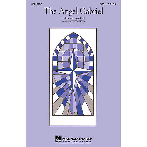 Hal Leonard The Angel Gabriel (SSA) SSA arranged by Audrey Snyder