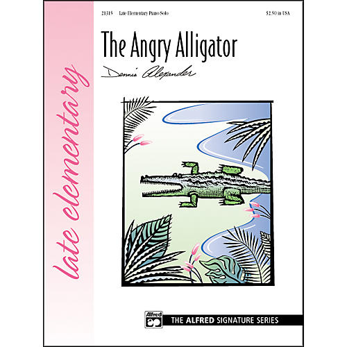 Alfred The Angry Alligator Late Elementary Piano Sheet