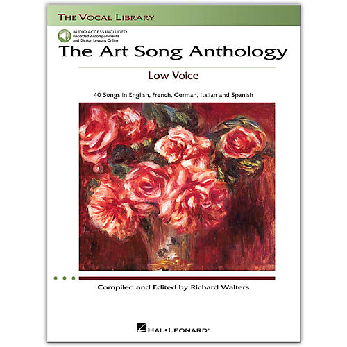The Art Song Anthology for Low Voice Book/Online Audio