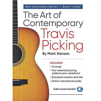 Hal Leonard The Art of Contemporary Travis Picking - Learn the Alternating-Bass Fingerpicking Style Book/Audio Online