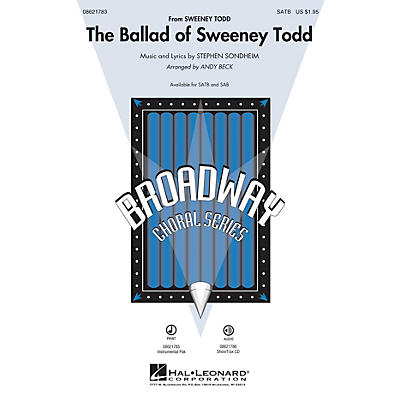 Hal Leonard The Ballad of Sweeney Todd SATB arranged by Andy Beck
