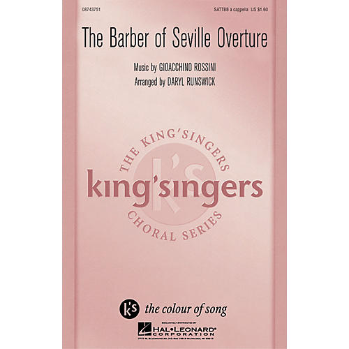 Hal Leonard The Barber Of Seville Overture SATTBB