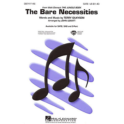 Hal Leonard The Bare Necessities (from The Jungle Book) 2-Part Arranged by John Leavitt