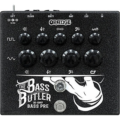 Orange Amplifiers The Bass Butler Bi-Amp Bass Pre DI Pedal