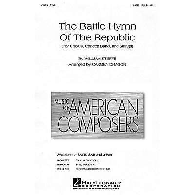 Hal Leonard The Battle Hymn of the Republic SATB arranged by Carmen Dragon