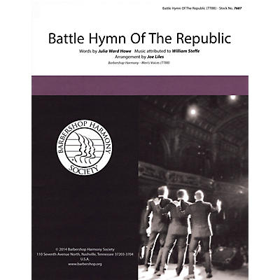 Hal Leonard The Battle Hymn of the Republic TTBB A Cappella arranged by Joe Liles