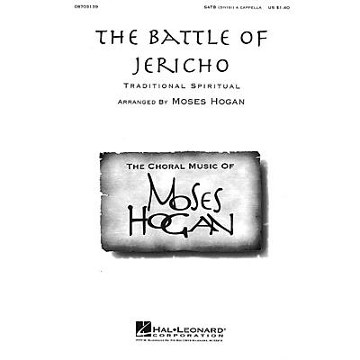 Hal Leonard The Battle of Jericho SATB DV A Cappella arranged by Moses Hogan