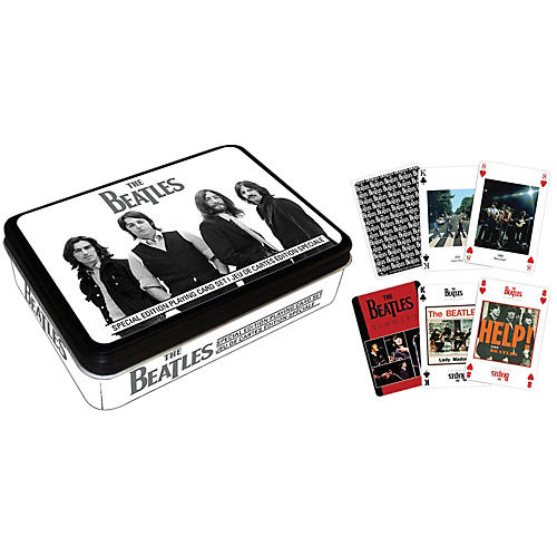 The Beatles Playing Cards 2-Deck Set Gift Tin