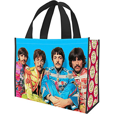 Vandor The Beatles Sgt. Pepper's Large Recycled Shopper Tote
