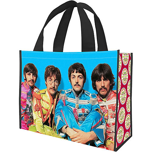 The Beatles Sgt. Pepper's Large Recycled Shopper Tote