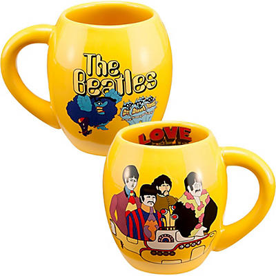 Vandor The Beatles "Yellow Submarine" 18 oz. Oval Ceramic mug