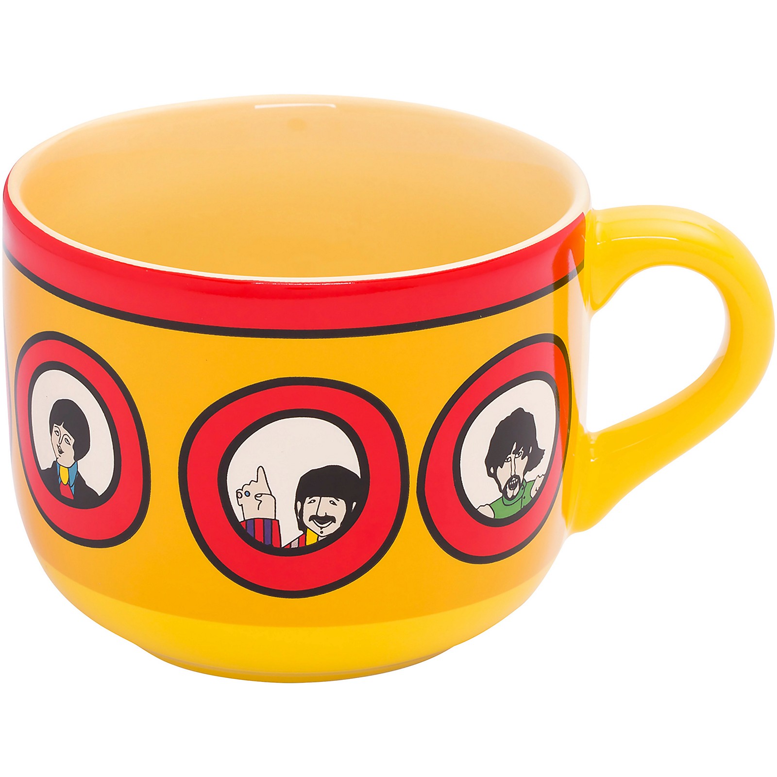 Vandor The Beatles Yellow Submarine 20 oz. Ceramic Soup Mug Musician