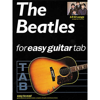 Hal Leonard The Beatles for Easy Guitar Tab Songbook