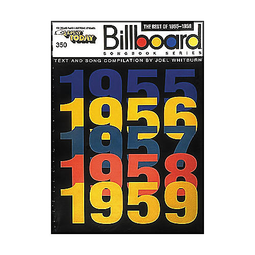 The Best Of 1955-1959 Billboard Songbook Series E-Z Play 350