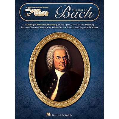 Hal Leonard The Best Of Bach E-Z Play Today Volume 167