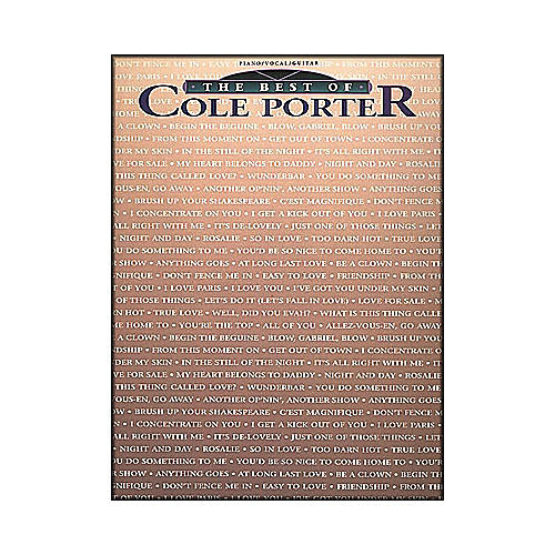 The Best Of Cole Porter arranged for piano, vocal, and guitar (P/V/G)