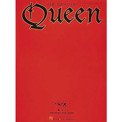 Hal Leonard The Best Of Queen Piano, Vocal, Guitar Songbook