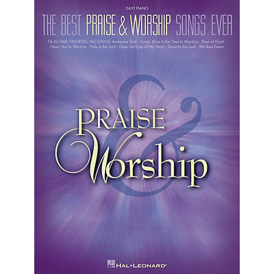 Hal Leonard The Best Praise & Worship Songs Ever For Easy Piano