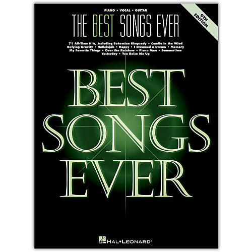Hal Leonard The Best Songs Ever for Piano/Vocal/Guitar 9th Edition