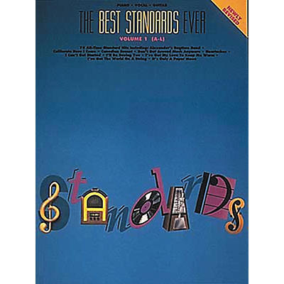 Hal Leonard The Best Standards Ever Volume 1 A-L Revised Piano, Vocal, Guitar Songbook