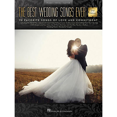 Hal Leonard The Best Wedding Songs Ever - 2nd Edition Piano/Vocal/Guitar Songbook
