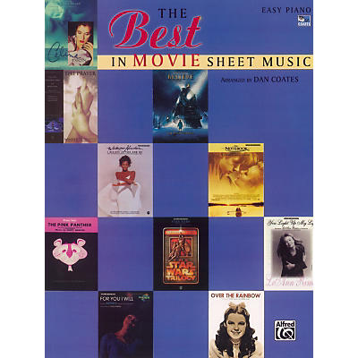 Alfred The Best in Movie Sheet Music Easy Piano