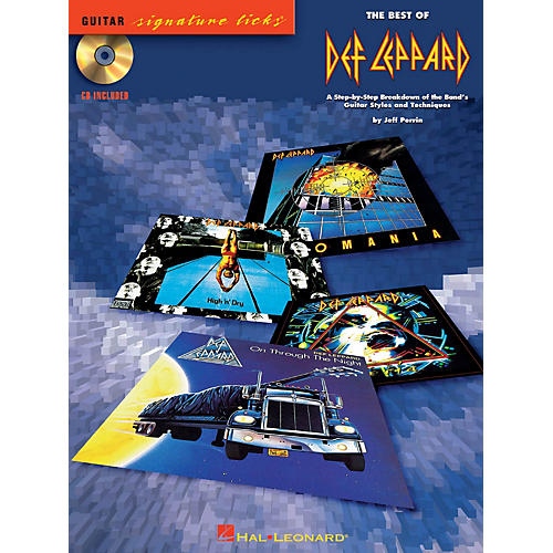 The Best of Def Leppard Signature Licks Guitar Series Softcover with CD Performed by Def Leppard