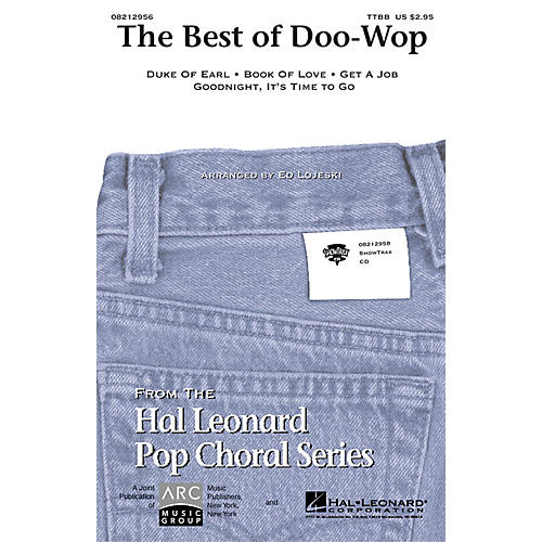 Hal Leonard The Best of Doo-Wop (Medley) (Men's) TTBB arranged by Ed Lojeski