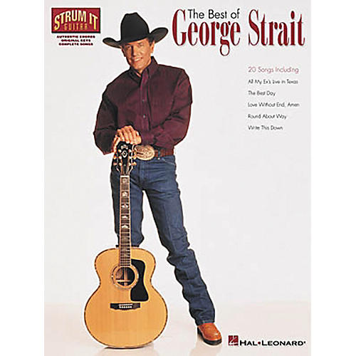 Hal Leonard The Best of George Strait Guitar Chord Songbook