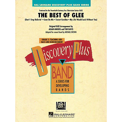 Hal Leonard The Best of Glee - Discovery Plus Band Level 2 arranged by Michael Brown