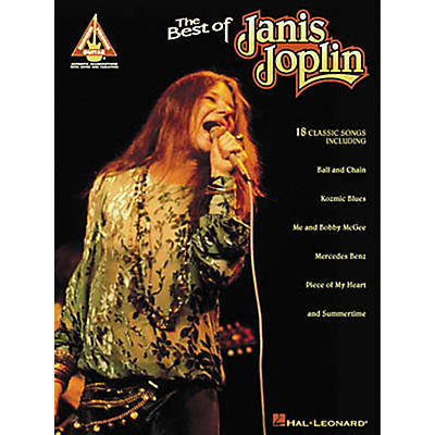 Hal Leonard The Best of Janis Joplin Guitar Tab Songbook