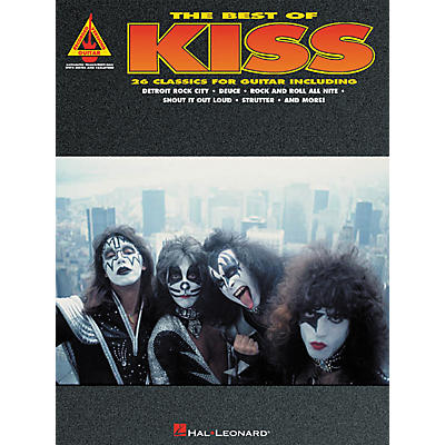 Hal Leonard The Best of Kiss Guitar Tab Songbook
