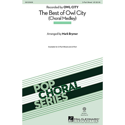 Hal Leonard The Best of Owl City (Choral Medley) ShowTrax CD by Owl City