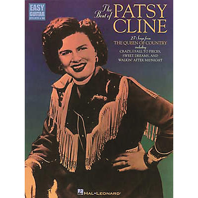Hal Leonard The Best of Patsy Cline Easy Guitar Book