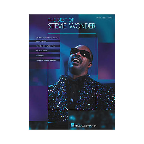 Hal Leonard The Best of Stevie Wonder Piano/Vocal/Guitar Artist Songbook