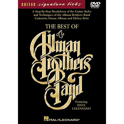 Hal Leonard The Best of The Allman Brothers Band Signature Licks DVD