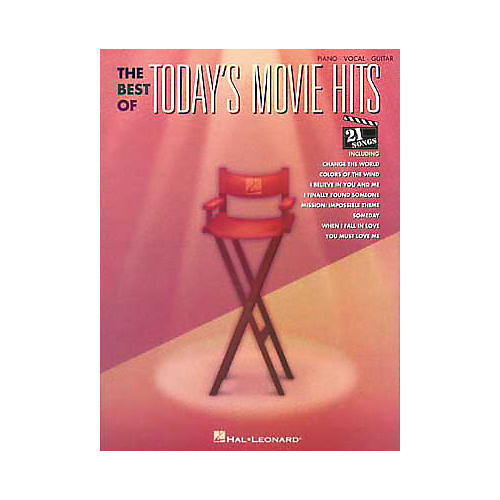 The Best of Today's Movie Hits Piano, Vocal, Guitar Songbook
