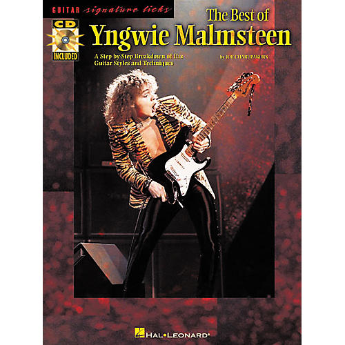 Hal Leonard The Best of Yngwie Malmsteen Guitar Signature Licks Book with CD