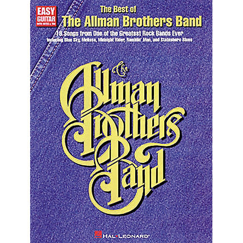 The Best of the Allman Brothers Band Easy Guitar Tab Songbook