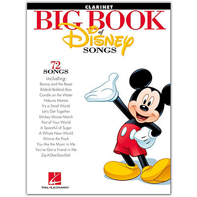 Hal Leonard The Big Book Of Disney Songs–Clarinet