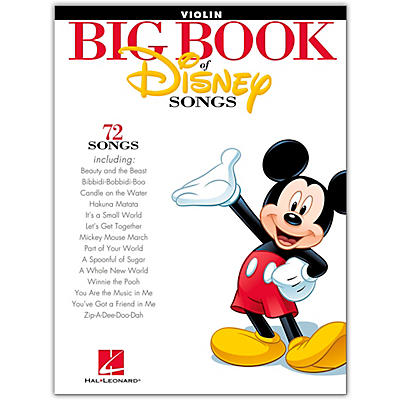 Hal Leonard The Big Book Of Disney Songs–Violin