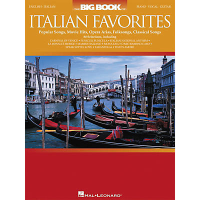 Hal Leonard The Big Book of Italian Favorites Piano/Vocal/Guitar Songbook