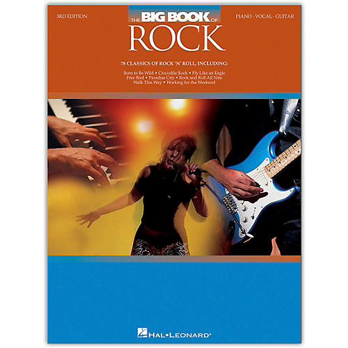 The Big Book of Rock - 3rd Edition Piano/Vocal/Guitar Songbook Series Softcover Performed by Various