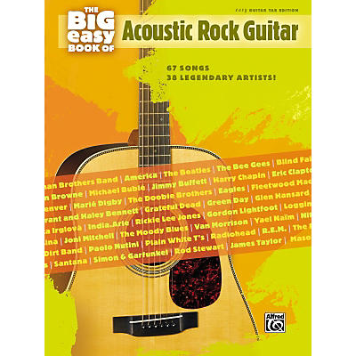 Alfred The Big Easy Book of Acoustic Guitar Tab