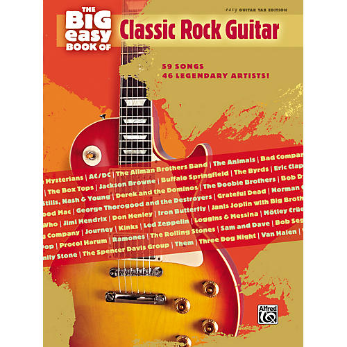 Alfred The Big Easy Book of Classic Rock Guitar Tab