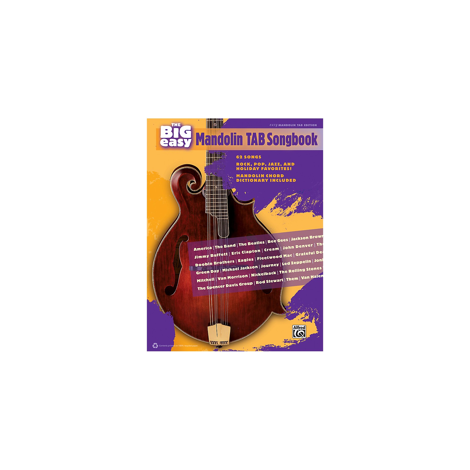 Alfred The Big Easy Mandolin TAB Songbook Musician's Friend
