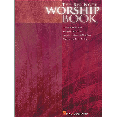 The Big Note Piano Worship Book